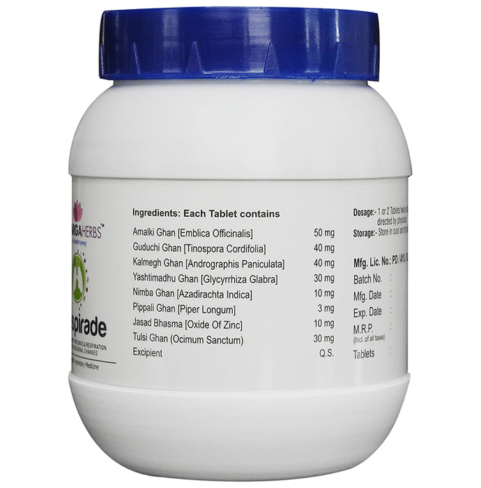 Nisarga Herbs Respirade Tablet