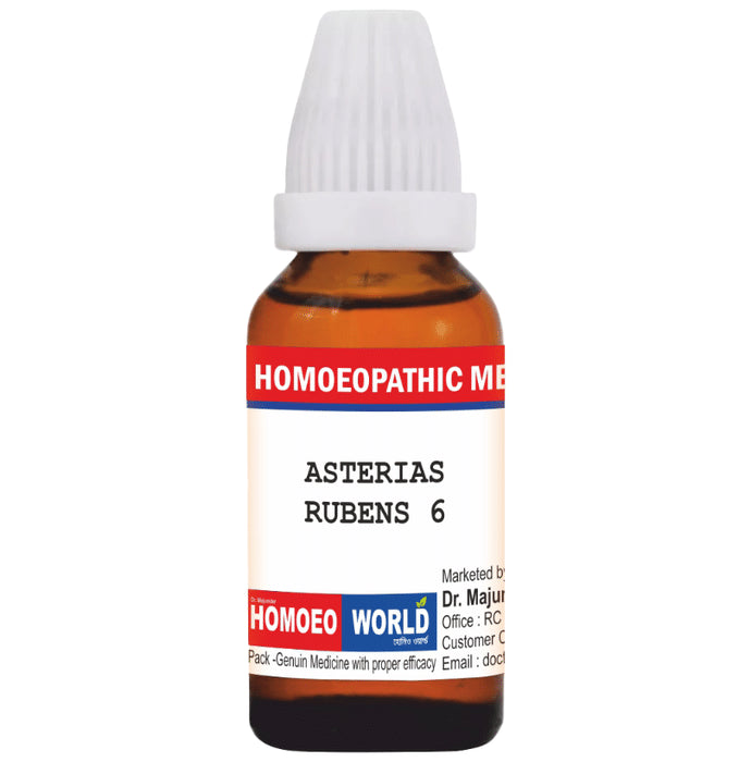 Dr. Majumder Homeo World Asterias Rubens Dilution (30 ml Each) 6 CH - Classic Derma
