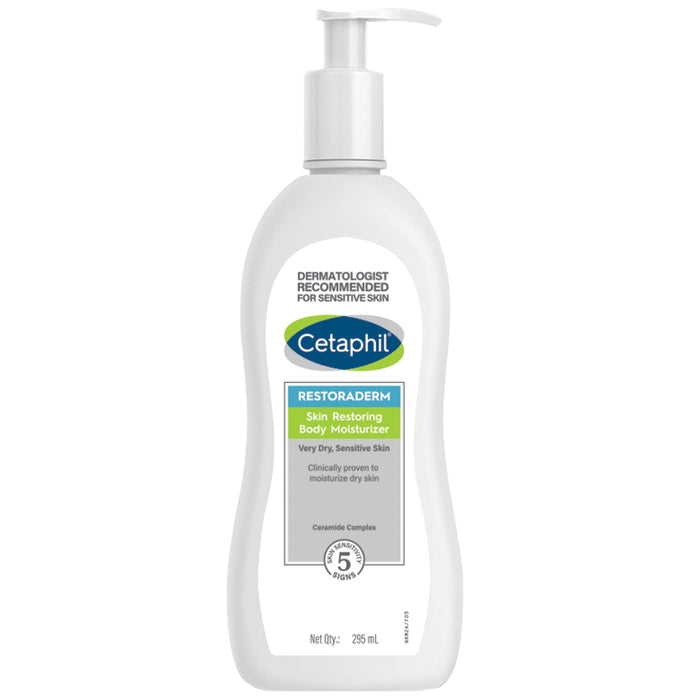 Cetaphil Restoraderm Skin Restoring Body Moisturizer | For Very Dry, Sensitive Skin - Classic Derma