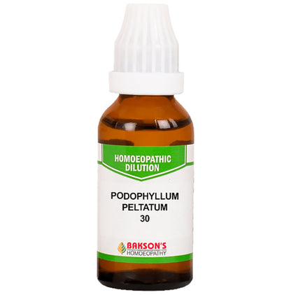 Bakson's Homeopathy Podophyllum Peltatum Dilution 30