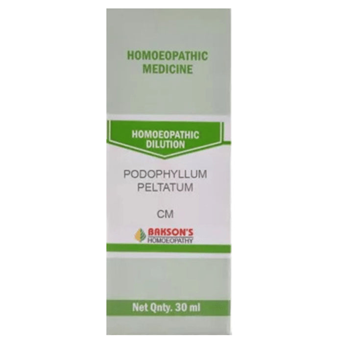 Bakson's Homeopathy Podophyllum Peltatum Dilution CM - Classic Derma