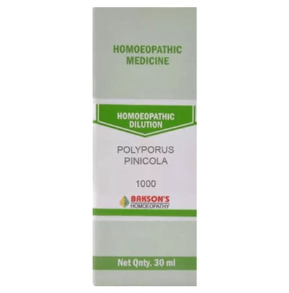 Bakson's Homeopathy Polyporus Pinicola Dilution 1000 CH - Classic Derma