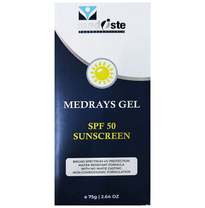 Medrays SPF 50 Sunscreen Gel | Broad Spectrum UV Protection | Water-Resistant - Classic Derma