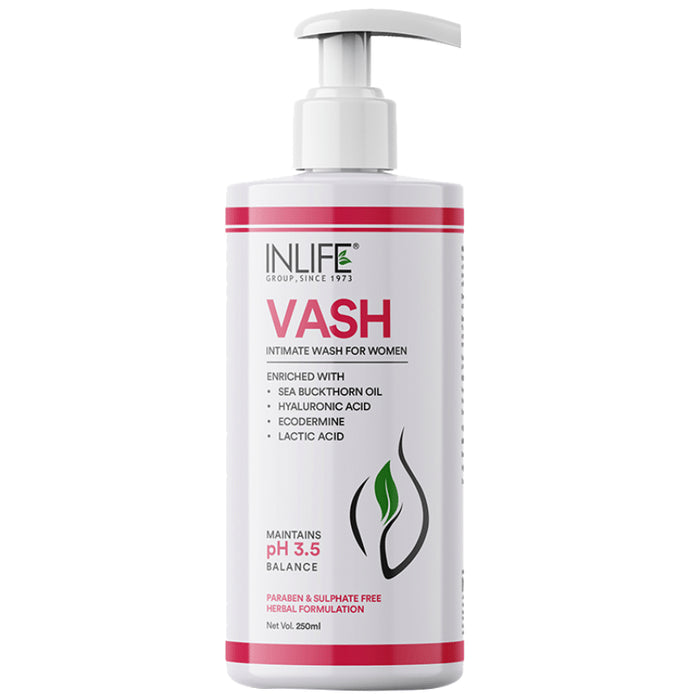 Inlife Vash Intimate Wash for Women with pH 3.5 - Classic Derma