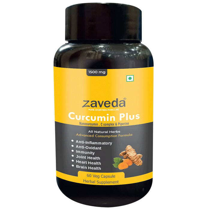 Zaveda Curcumin Plus Veg Capsule - Classic Derma