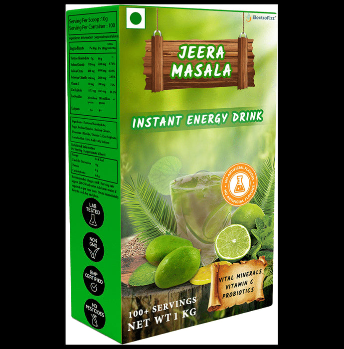 Electrofizz Jeera Masala Instant Energy Drink - Classic Derma