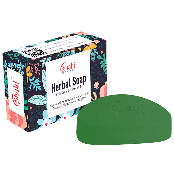 Shahi Herbal Soap with Neem & Coconut Oil (75gm Each) - Classic Derma