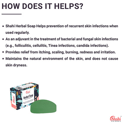 Shahi Herbal Soap with Neem & Coconut Oil (75gm Each)