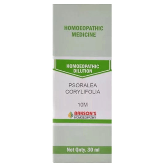 Bakson's Homeopathy Psoralea Corylifolia Dilution 10M - Classic Derma