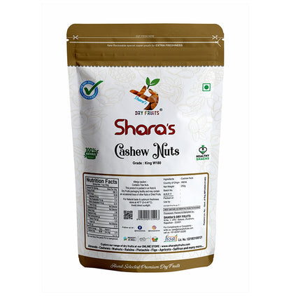 Shara's W180 King Size Cashew Nuts (250gm Each)