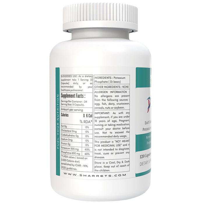 Sharrets Nutritions Potassium Phosphate Capsule