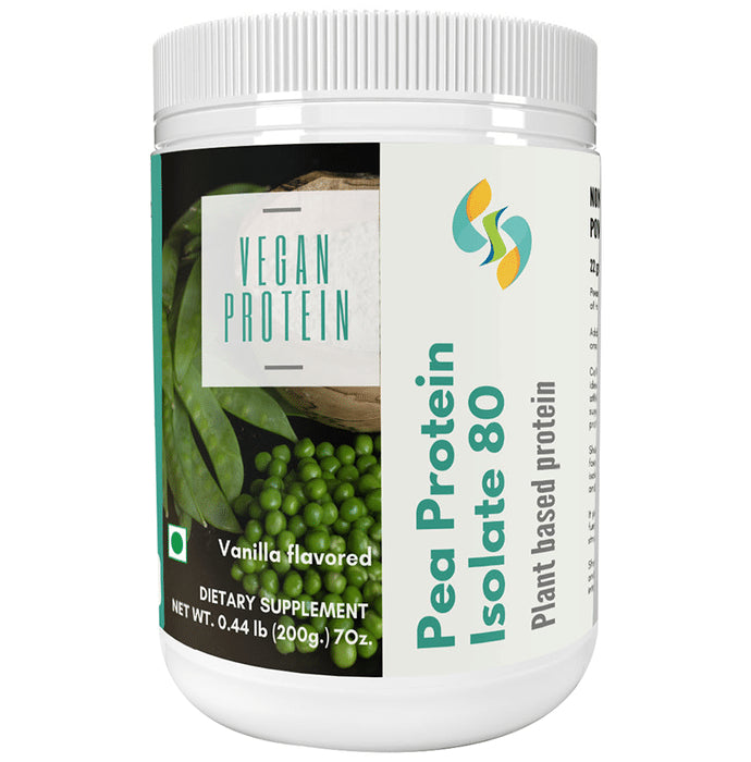 Sharrets Vegan Pea Protein Isolate 80 Powder Vanilla - Classic Derma
