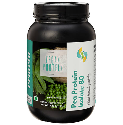 Sharrets Vegan Pea Protein Isolate 80 Powder Vanilla - Classic Derma