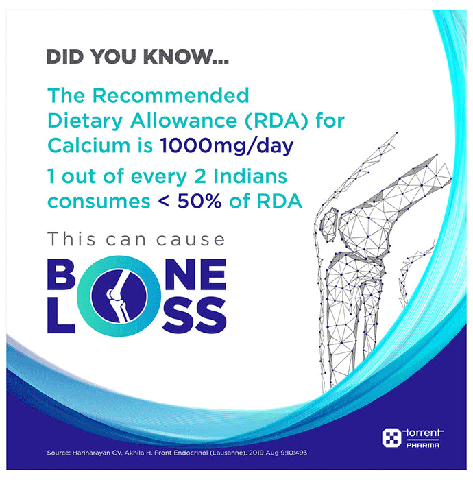 Shelcal 500 Calcium+Vitamin D3 Tablet | For Bones, Joints, Muscles Care | Supports Immunity | Daily Mineral Blend