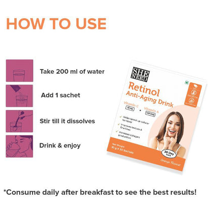 SheNeed Retinol Anti-Aging Drink Sachet (10gm Each)