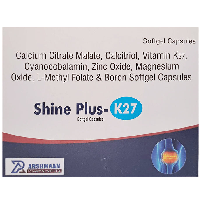 Shine Plus-K27 Softgel Capsule - Classic Derma