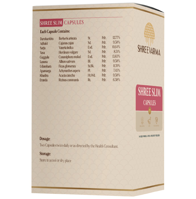 Shree Varma Shree Slim Capsule (60 Each)