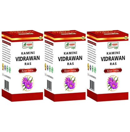Shri Chyawan Kamini Vidrawan Ras Kesar Yukta Tablet Buy 2 Get 1 Free - Classic Derma