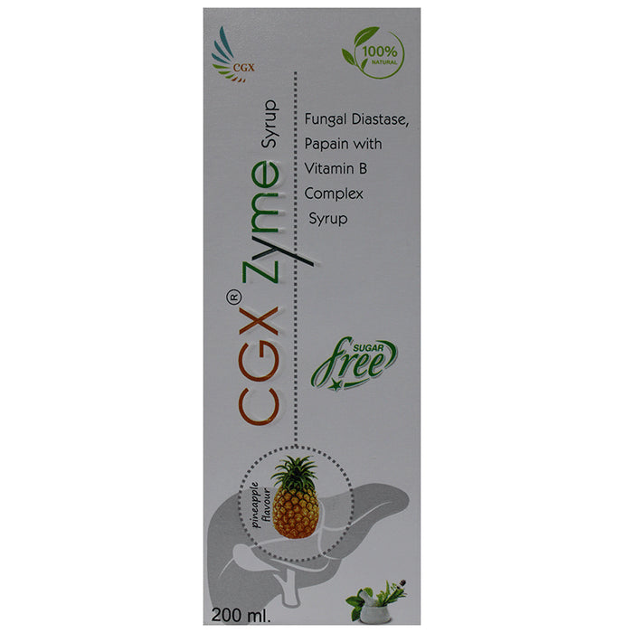CGX Zyme Syrup Pineapple Sugar Free - Classic Derma