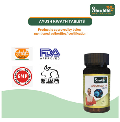 Shuddhi Ayurveda Ayush Kwath Tablet