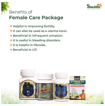 Shuddhi Ayurveda Female Care Package