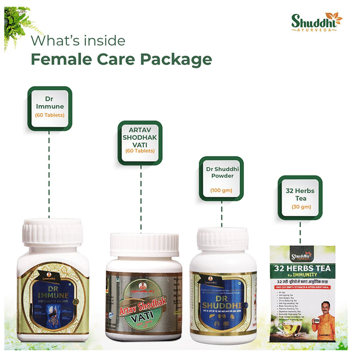 Shuddhi Ayurveda Female Care Package