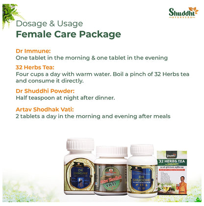 Shuddhi Ayurveda Female Care Package