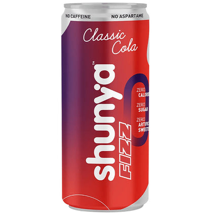 Shunya Fizz (300ml Each) Classic Cola - Classic Derma