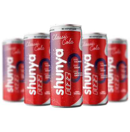 Shunya Fizz (300ml Each) Classic Cola - Classic Derma