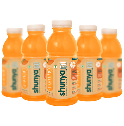 Shunya Go Everyday Hydration Drink (300ml Each) Zesty Orange - Classic Derma