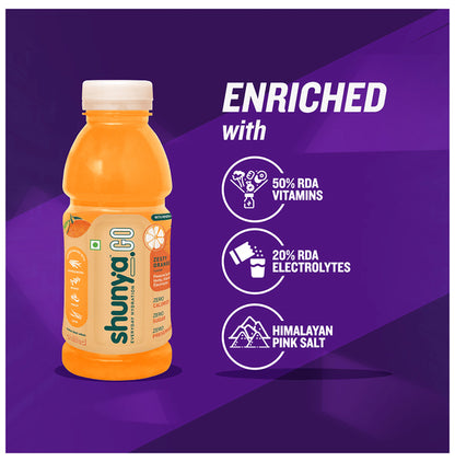 Shunya Go Everyday Hydration Drink (300ml Each) Zesty Orange