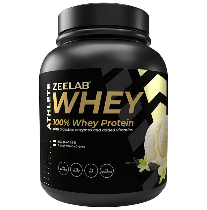 Zeelab 100% Whey Protein Powder French Vanilla Creme - Classic Derma