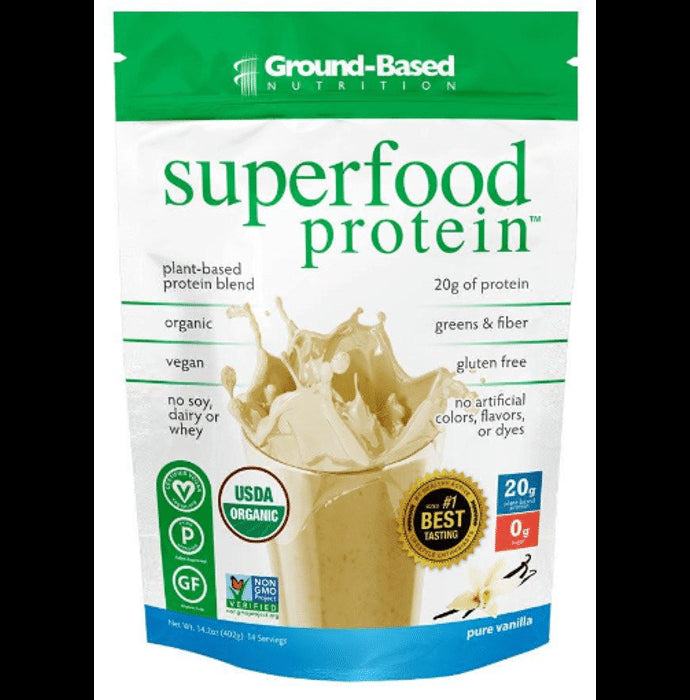 Ground Based Nutrition Superfood Protein Pure Vanilla - Classic Derma