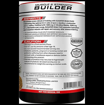 Eligator BCAA Plus Powder Fruit Punch