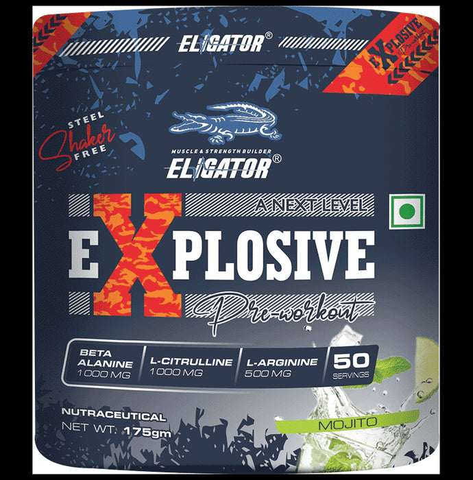 Eligator Explosive Pre Workout Powder Mojito - Classic Derma