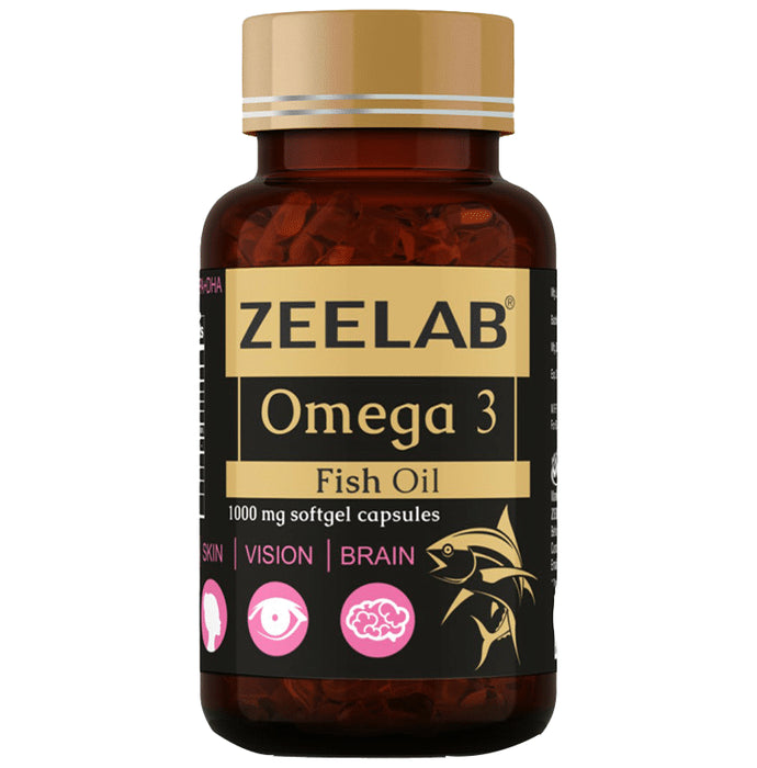 Zeelab Omega 3 Fish Oil Softgel Capsule - Classic Derma