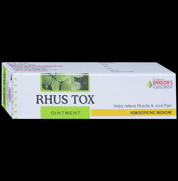 Bakson's Homeopathy Rhus Tox Ointment