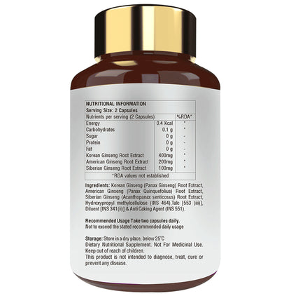 Zeelab Triple Ginseng Capsule