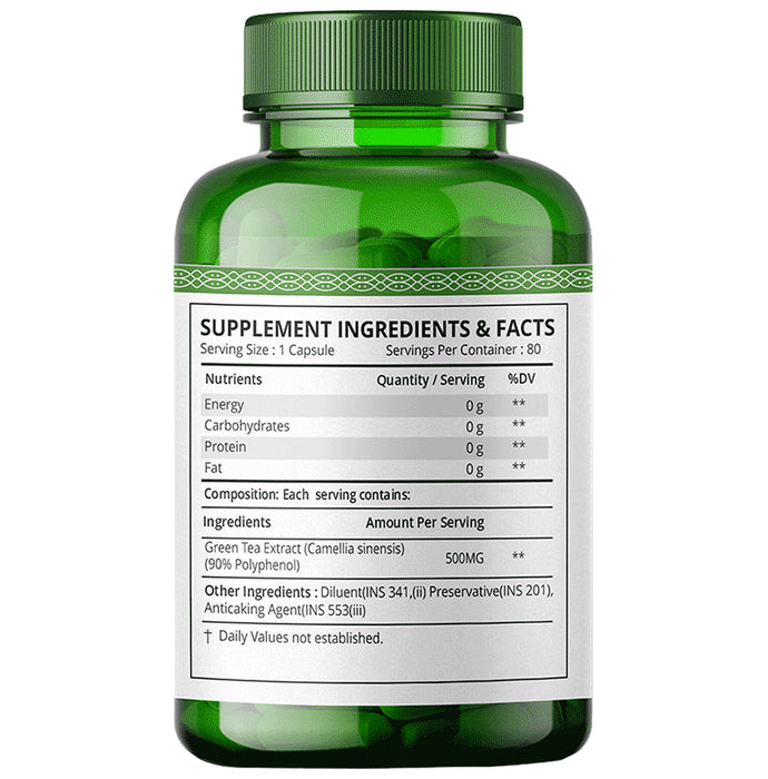 Simply Herbal Green Tea Extract Vegetarian Capsule