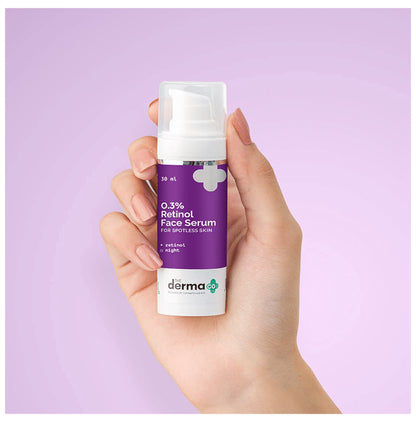 The Derma Co 0.3% Retinol Night Face Serum | For Spotless Skin