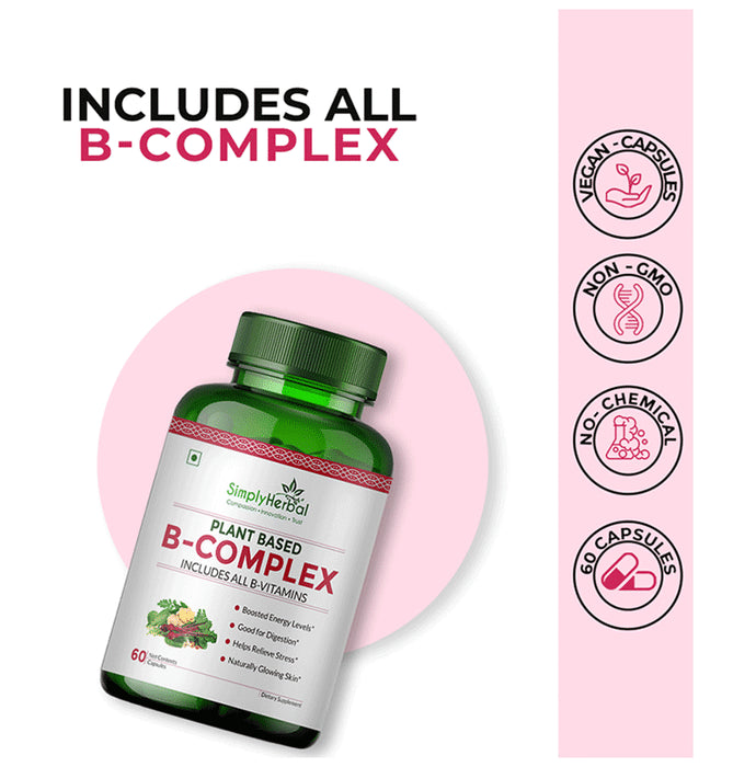 Simply Herbal Plant Based B Complex Capsule