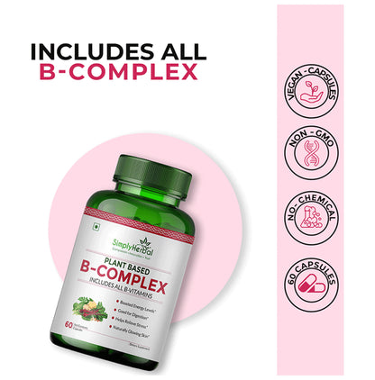 Simply Herbal Plant Based B Complex Capsule