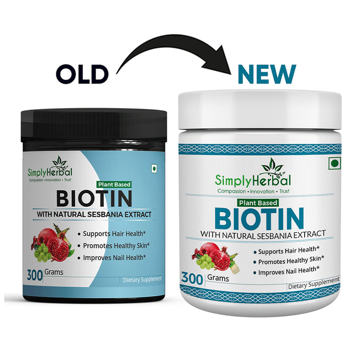Simply Herbal Plant Based Biotin