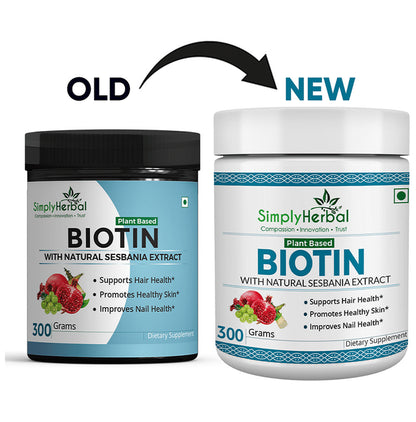 Simply Herbal Plant Based Biotin