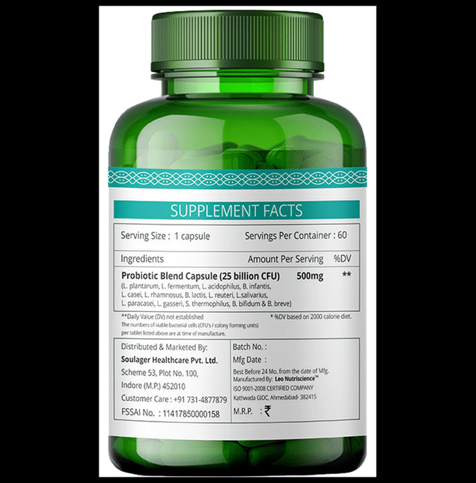 Simply Herbal Pro Biotics 25 Billion CFU Vegetarian Capsules