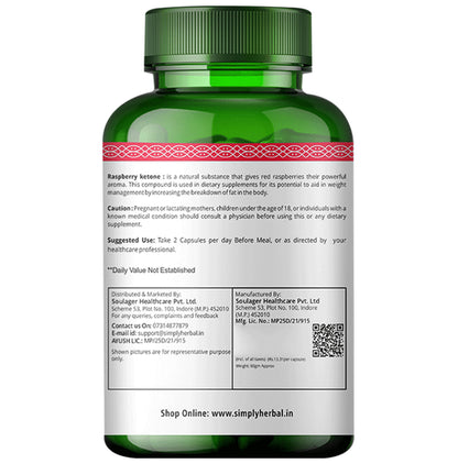Simply Herbal Raspberry Ketone Capsule