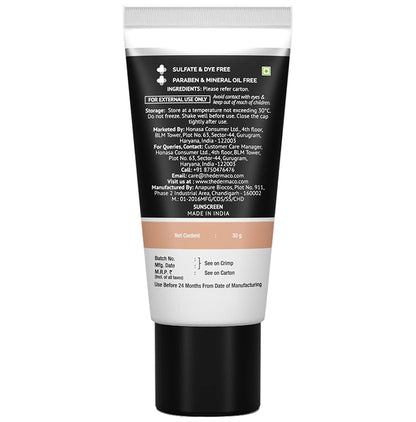 The Derma Co 1% Hyaluronic Tinted Sunscreen Gel SPF 60 PA++++