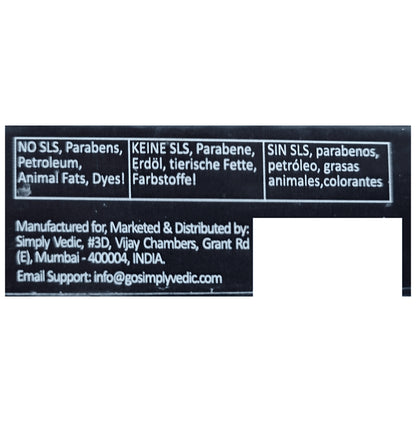 Simply Vedic Combo Pack of Soap 100gm Each (2 Coffee Bean, 2 Activated Charcoal Eucalyptus & 2 Charcoal Lemongrass Mint )