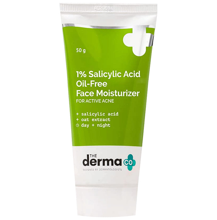 The Derma Co 1% Salicylic Acid Oil-Free Moisturizer | For Active Acne - Classic Derma