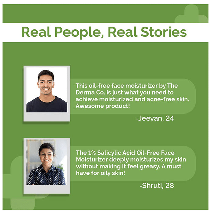 The Derma Co 1% Salicylic Acid Oil Free Moisturizer | For Active Acne